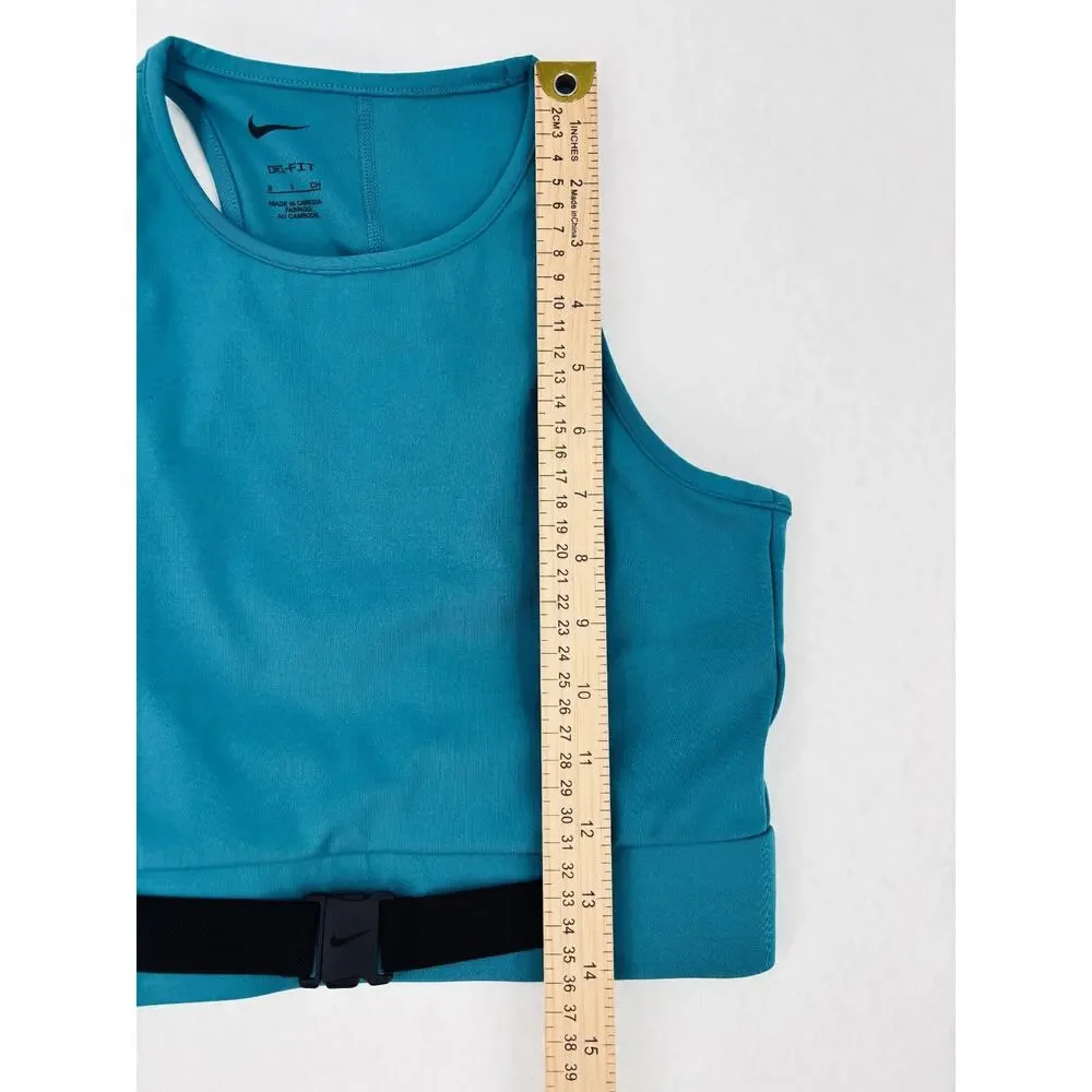 Nike Top Bra Women’s Dri-FIT Buckle Cropped Training Tank‎ Size Small